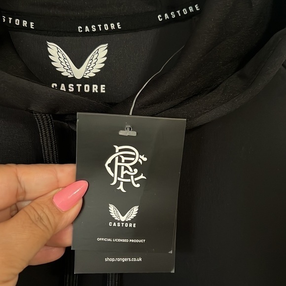 Castore, Rangers F.C. Men's Scuba Travel Hoody - Black. Size: M. NWT - Picture 6 of 15